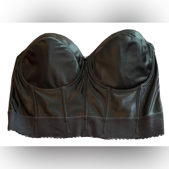 Dominique BLACK Noemi Strapless Backless Bra US 44DD E Bustier - Picture 2 of 7